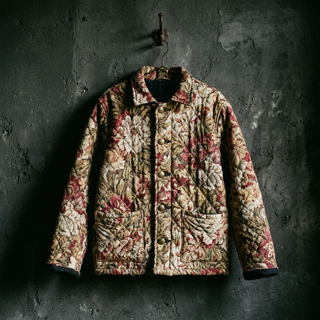 1-of-1 Handmade Quilted Floral Artisan Liner Jacket