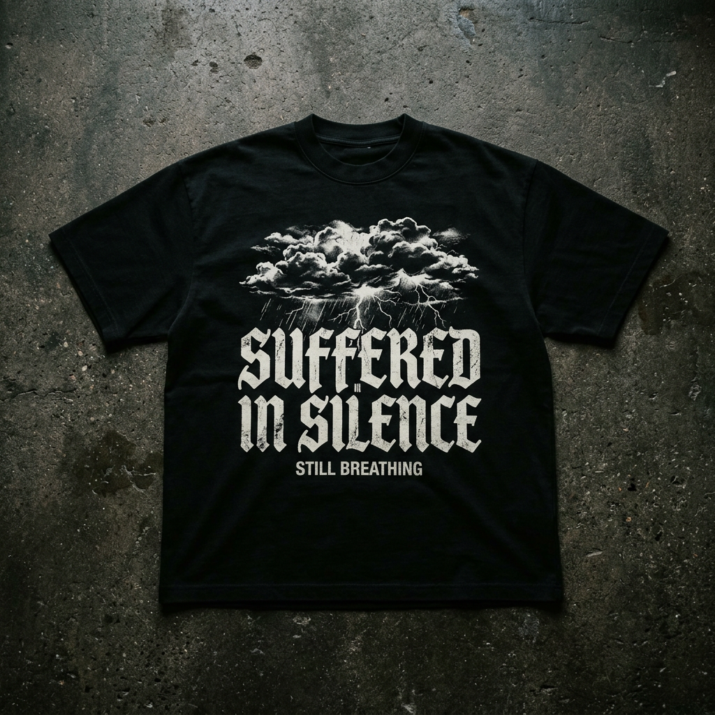 Suffered In Silence Heavyweight Graphic Cut